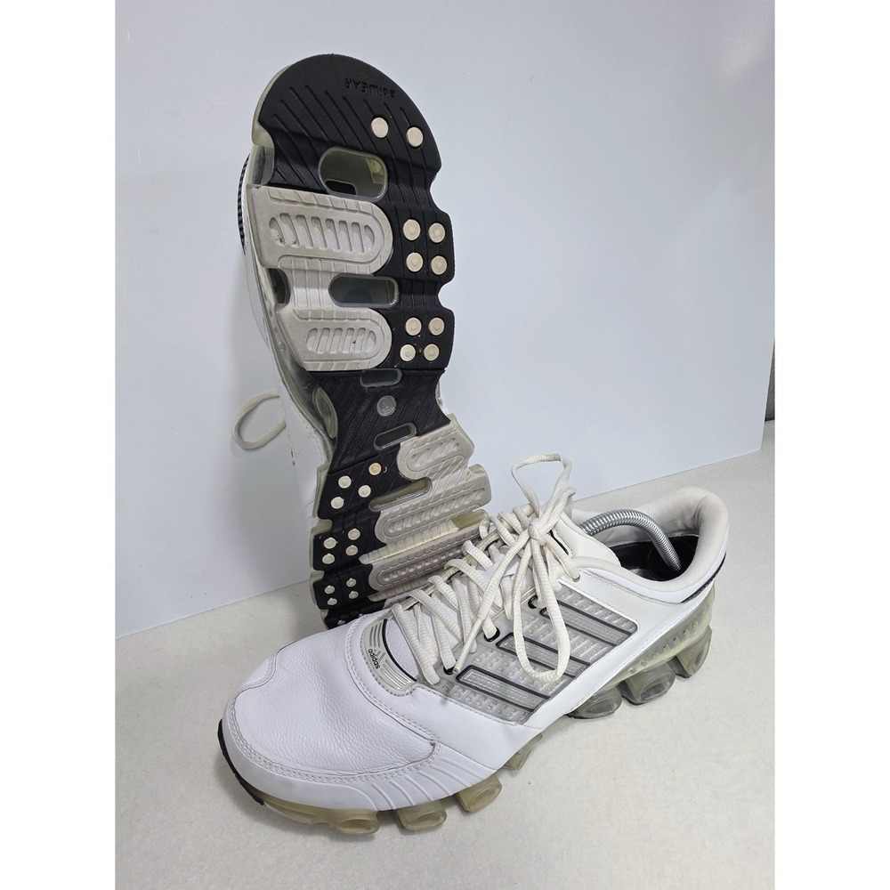 Y2k 2007 ADIDAS BOUNCE Running Shoes Mens 12 046136 White Great Tread